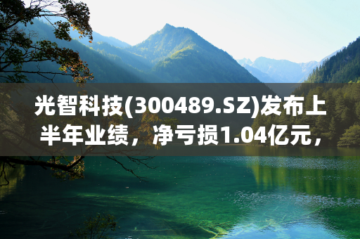 光智科技(300489.SZ)发布上半年业绩，净亏损1.04亿元，扩大133.42%