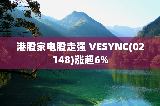 港股家电股走强 VESYNC(02148)涨超6%