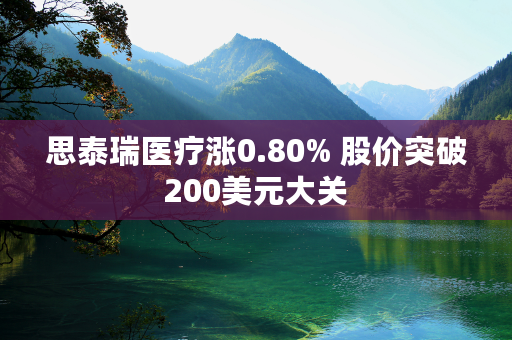 思泰瑞医疗涨0.80% 股价突破200美元大关