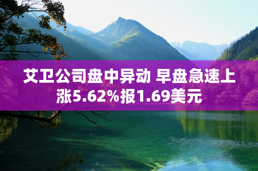 艾卫公司盘中异动 早盘急速上涨5.62%报1.69美元