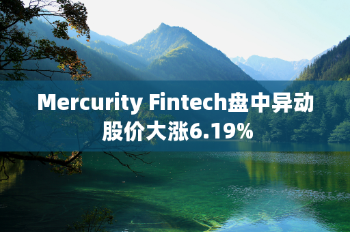 Mercurity Fintech盘中异动 股价大涨6.19%