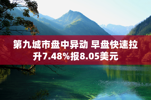 第九城市盘中异动 早盘快速拉升7.48%报8.05美元