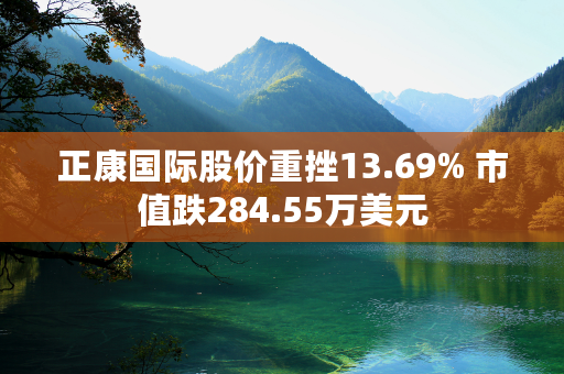 正康国际股价重挫13.69% 市值跌284.55万美元