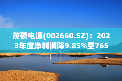 茂硕电源(002660.SZ)：2023年度净利润降9.85%至7656.52万元 拟10派1元