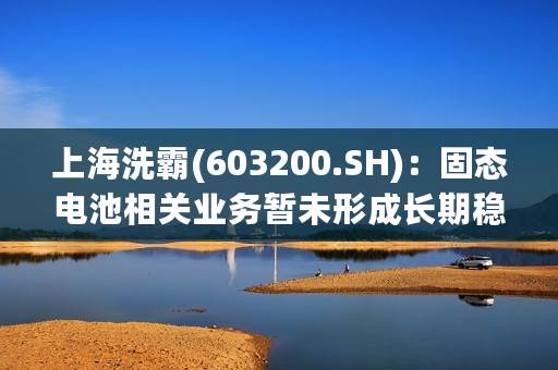 上海洗霸(603200.SH)：固态电池相关业务暂未形成长期稳定收入