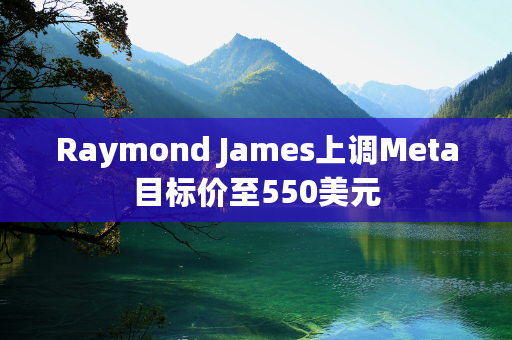 Raymond James上调Meta目标价至550美元