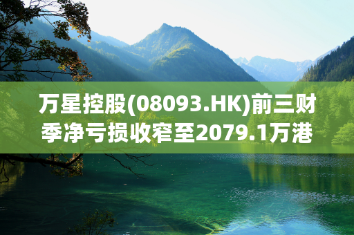 万星控股(08093.HK)前三财季净亏损收窄至2079.1万港元