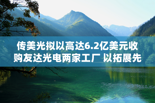 传美光拟以高达6.2亿美元收购友达光电两家工厂 以拓展先进封装与HBM产线