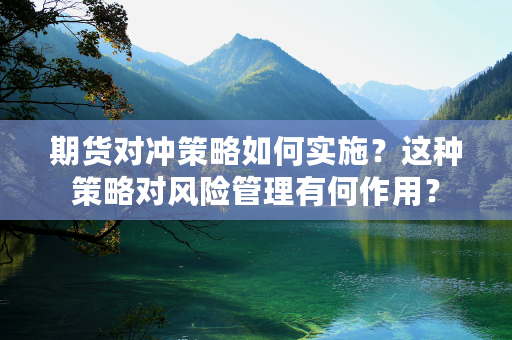 期货对冲策略如何实施？这种策略对风险管理有何作用？