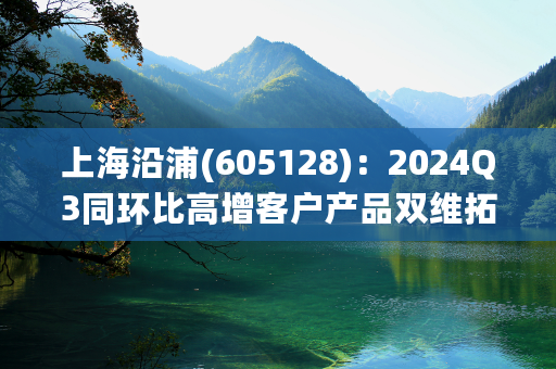 上海沿浦(605128)：2024Q3同环比高增客户产品双维拓展