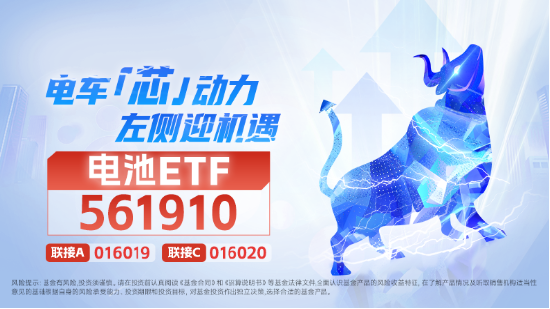 德方纳米、派能科技均涨超10%，电池ETF（561910）大涨近4%！智利碳酸锂运输受阻，机构：底部预期已现